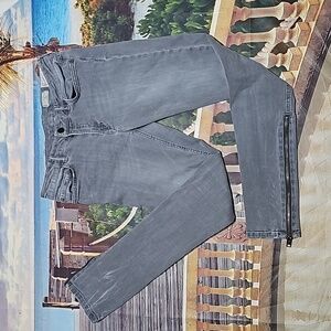 All Saints Zippered Ankle Skinny Jeans Size 28